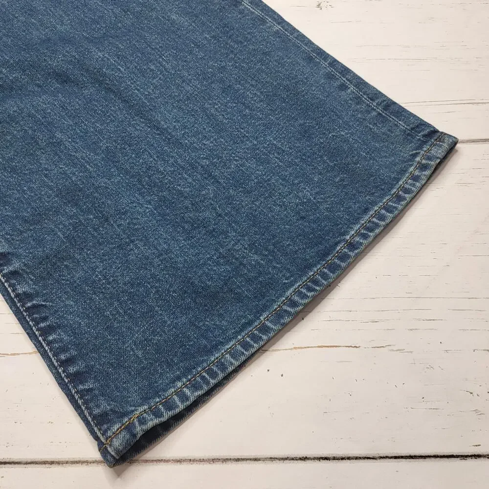 J Crew Tall Vintage Flare Jeans Semi Stretch High Rise Medium Kate Wash 28T